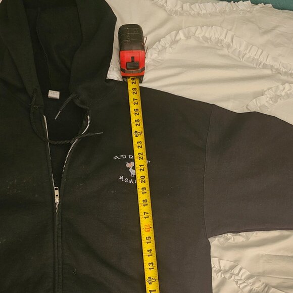 Adrift Again Black Zip-Up Hoodie | “A Long Cool Woman” | XL - Picture 8 of 10